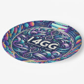 Papierplatte Pappteller (Schrägansicht)