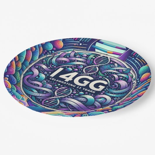 Papierplatte Pappteller (Schrägansicht)