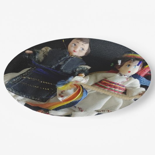 Papierplatte Pappteller (Schrägansicht)