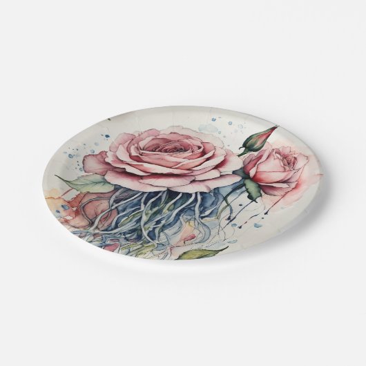 Papierplatte Pappteller (Schrägansicht)