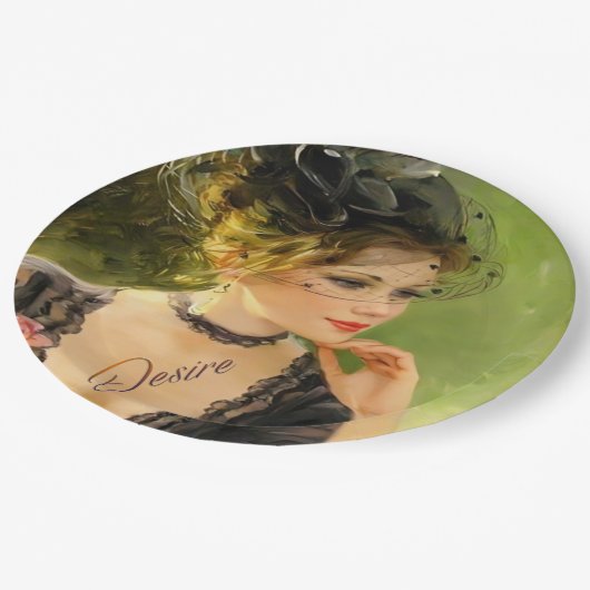 Papierplatte Pappteller (Schrägansicht)