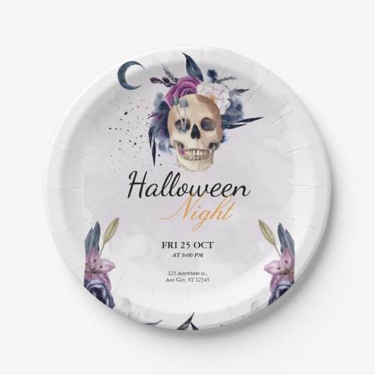 Papierplatte Pappteller (Vorderseite)