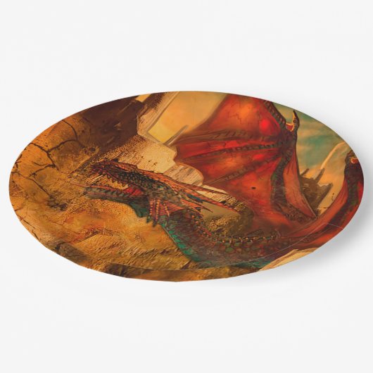 Papierplatte Pappteller (Schrägansicht)