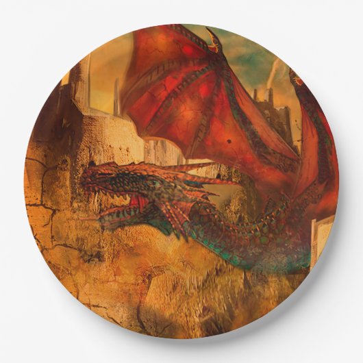 Papierplatte Pappteller (Vorderseite)