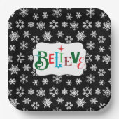 Papierplatte Pappteller (Vorderseite)