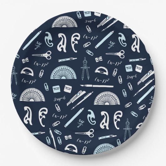 Papierplatte Pappteller (Vorderseite)