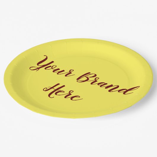 Papierplatte Pappteller (Schrägansicht)