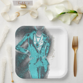 Papierplatte Pappteller