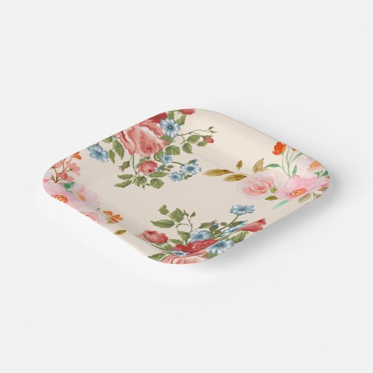 Papierplatte Pappteller (Gewinkelt)