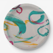 Papierplatte Pappteller (Vorderseite)