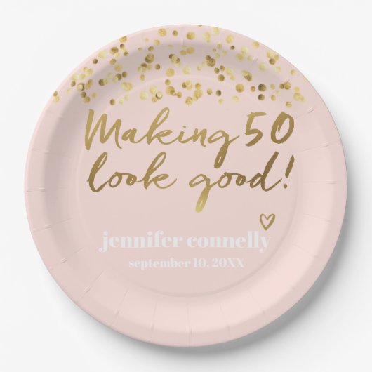 Papierplatte Pappteller (Vorderseite)