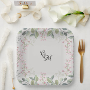 Papierplatte Pappteller