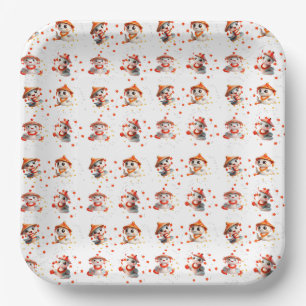 Papierplatte Pappteller