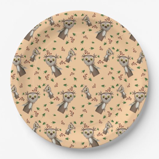 Papierplatte Pappteller (Vorderseite)