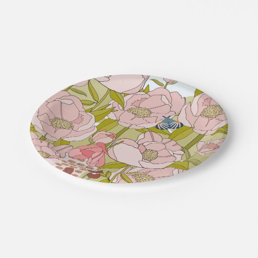 Papierplatte Pappteller (Schrägansicht)