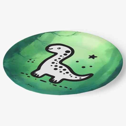 Papierplatte Pappteller (Schrägansicht)