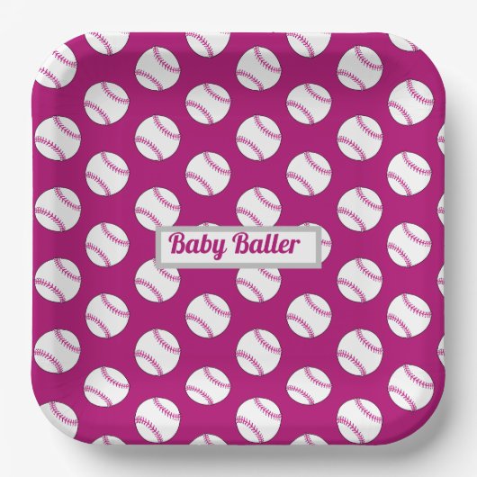 Papierplatte Pappteller (Vorderseite)