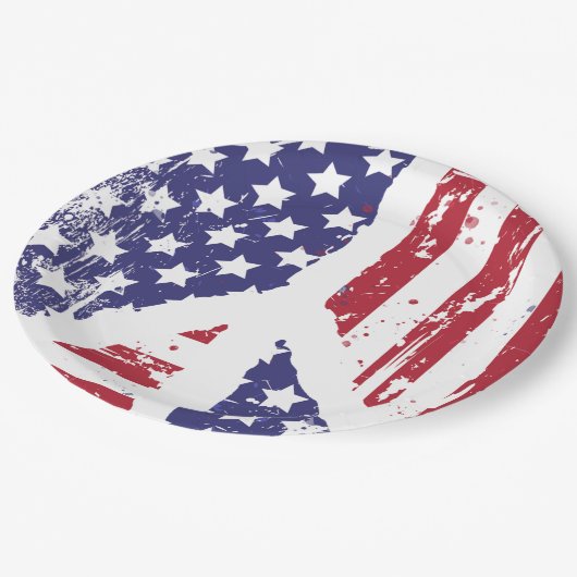 Papierplatte Pappteller (Schrägansicht)