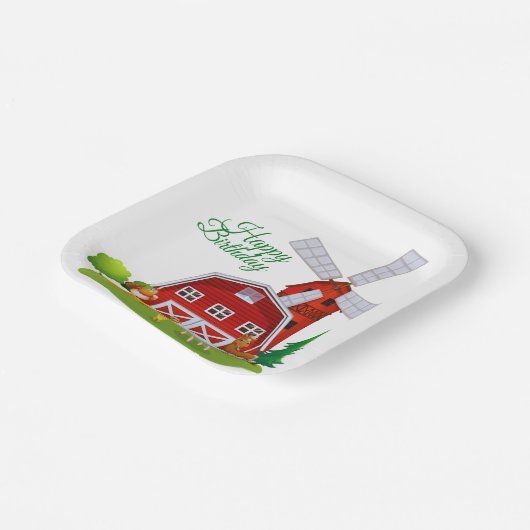 Papierplatte Pappteller (Gewinkelt)