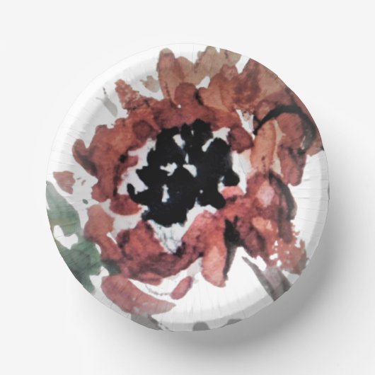 Papierplatte Pappteller (Vorderseite)