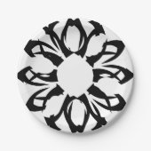 Papierplatte Pappteller (Vorderseite)