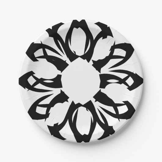 Papierplatte Pappteller (Vorderseite)