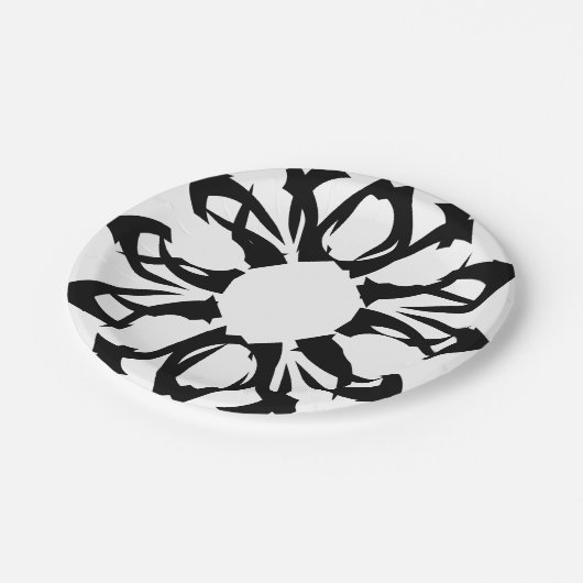 Papierplatte Pappteller (Schrägansicht)