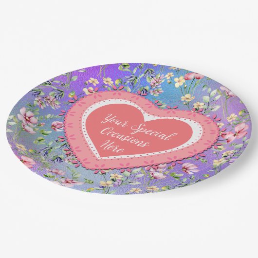 Papierplatte Pappteller (Schrägansicht)