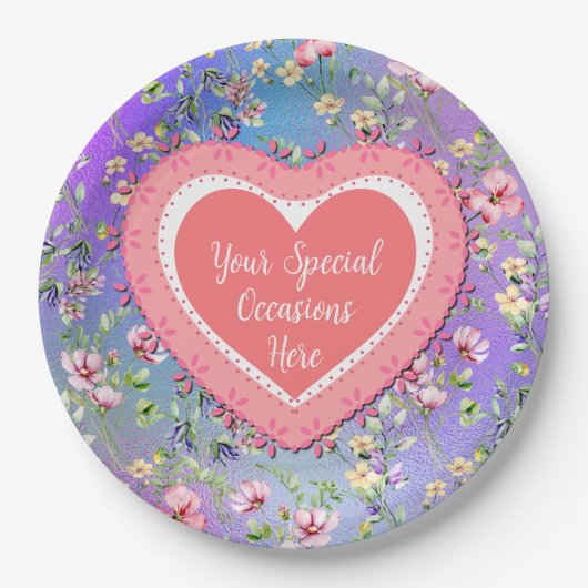 Papierplatte Pappteller (Vorderseite)