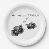 Papierplatte Pappteller (Vorderseite)