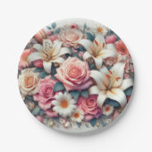 Papierplatte Pappteller (Vorderseite)