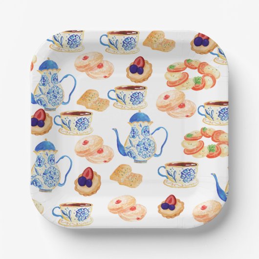 Papierplatte Pappteller (Vorderseite)