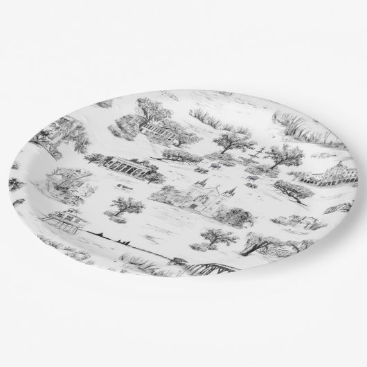 Papierplatte Pappteller (Schrägansicht)