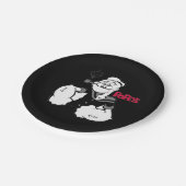 Papierplatte Pappteller (Schrägansicht)