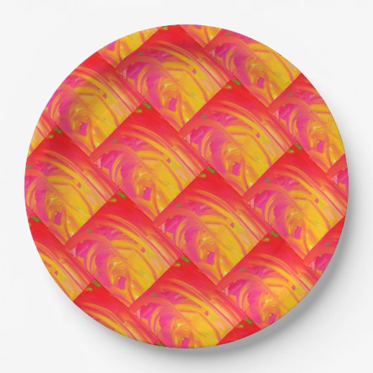 Papierplatte Pappteller (Vorderseite)