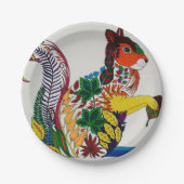 Papierplatte Pappteller (Vorderseite)