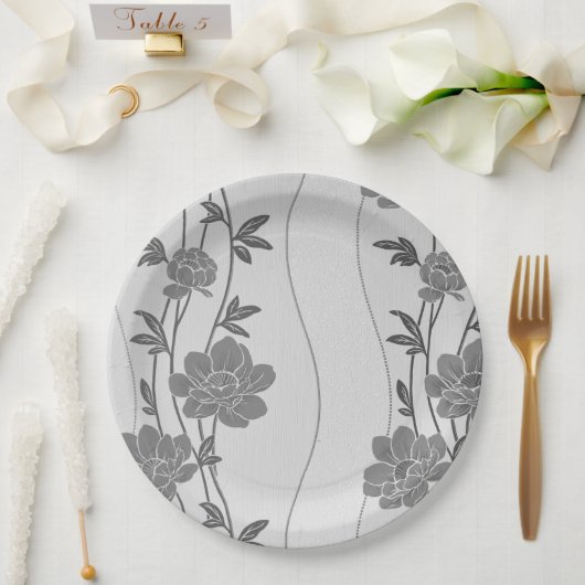 Papierplatte Pappteller (Hochzeit)