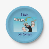 Papierplatte Pappteller (Vorderseite)