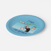 Papierplatte Pappteller (Schrägansicht)