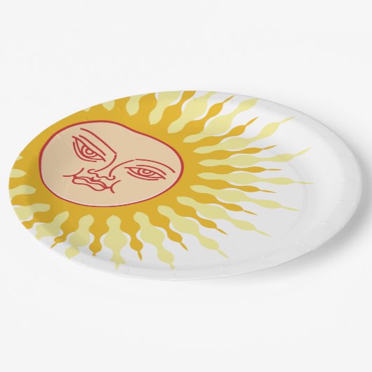 Papierplatte Pappteller (Schrägansicht)