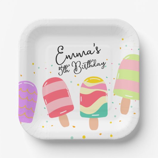 Papierplatte Pappteller (Vorderseite)