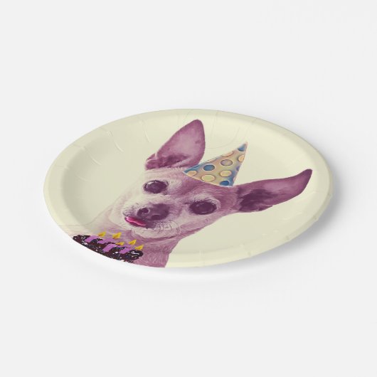 Papierplatte Pappteller (Schrägansicht)