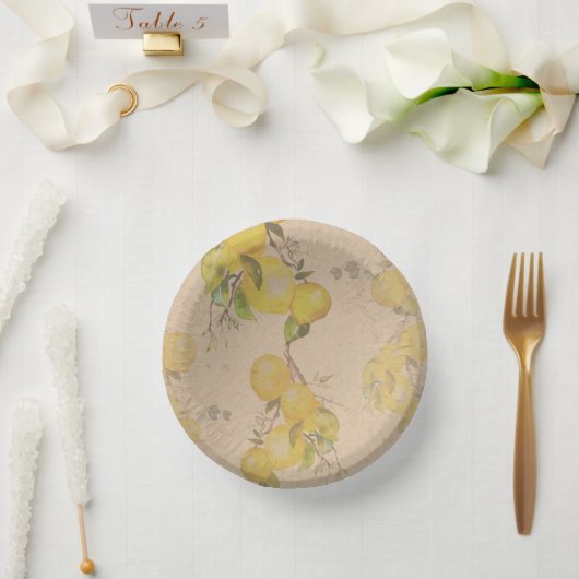 Papierplatte Pappteller (Hochzeit)