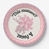 Papierplatte Pappteller (Vorderseite)