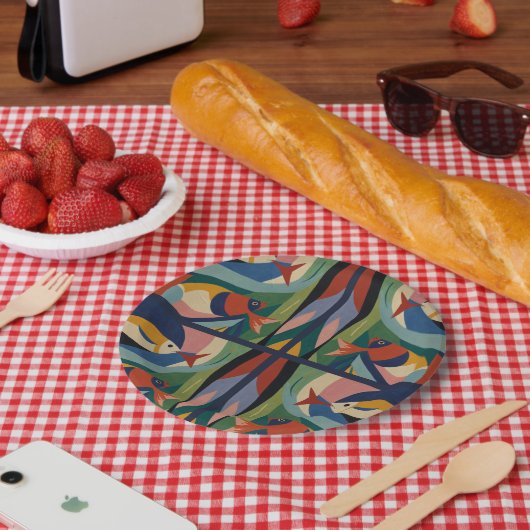 Papierplatte Pappteller (Picknick)