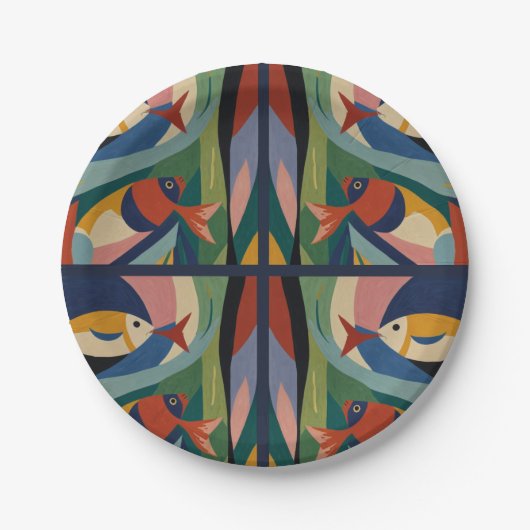 Papierplatte Pappteller (Vorderseite)