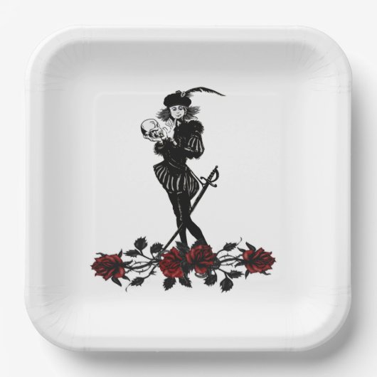 Papierplatte Pappteller (Vorderseite)