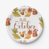 Papierplatte Pappteller (Vorderseite)