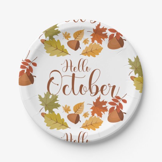 Papierplatte Pappteller (Vorderseite)