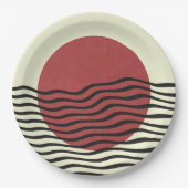 Papierplatte Pappteller (Vorderseite)